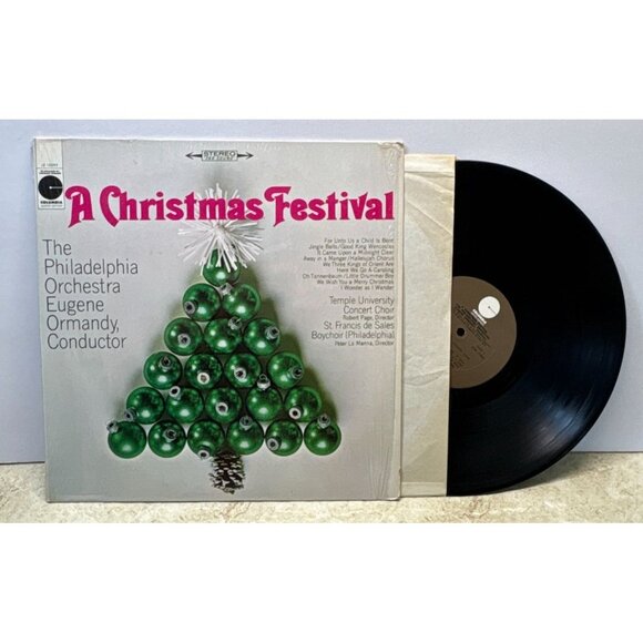 A Christmas Festival Holiday LP The Philadelphia Orchestra Eugene Ormandy 60s - Picture 1 of 6